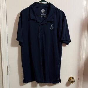 47 Brand Seattle Mariners Men's Navy Polo Shirt